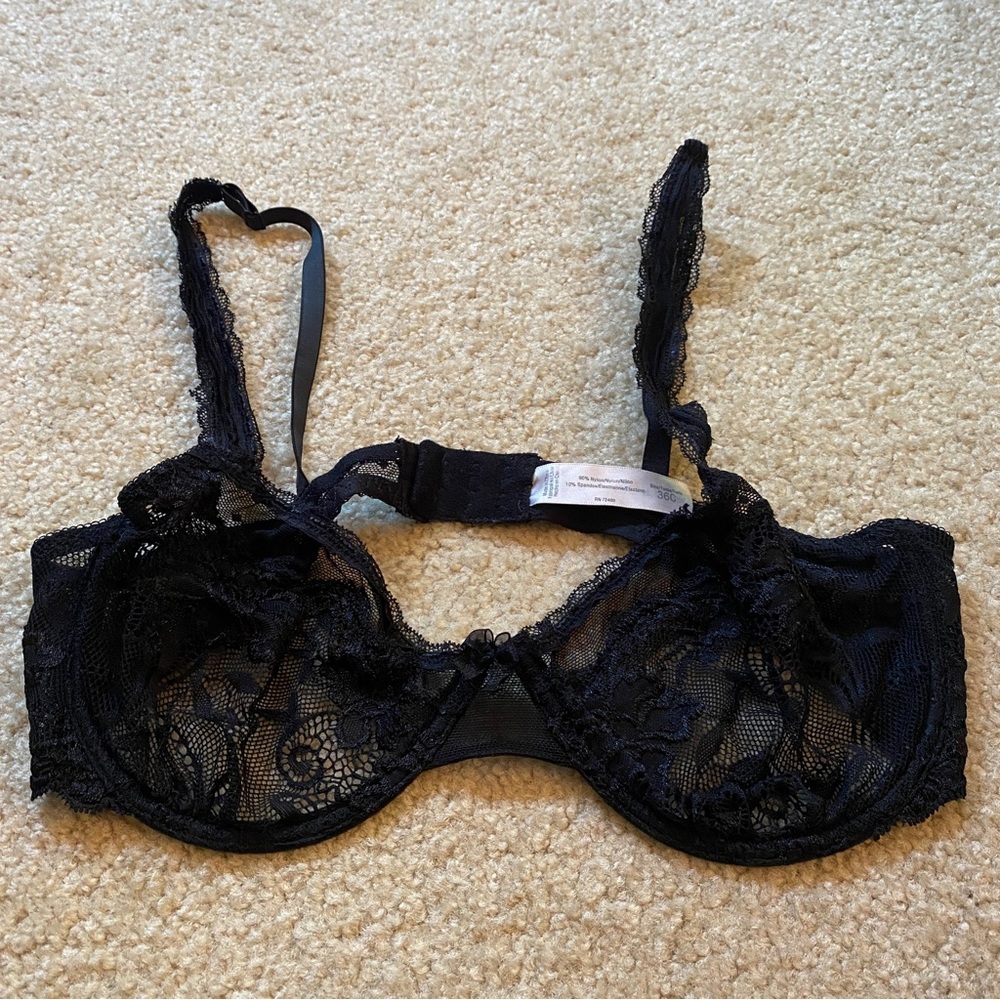 Bra, Romantic Goth Goddess Bralette Lace
